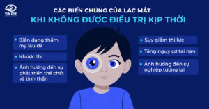 Biến chứng của lác mắt nếu không được điều trị kịp thời